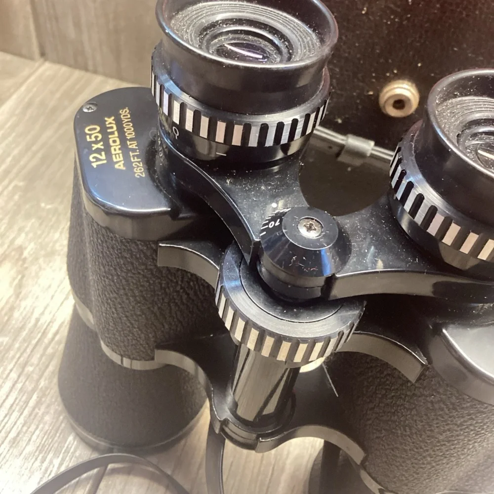 Carl Wetzlar Parts/Repair 12x50 Coated Binoculars 262ft at 1000y +Leather Case